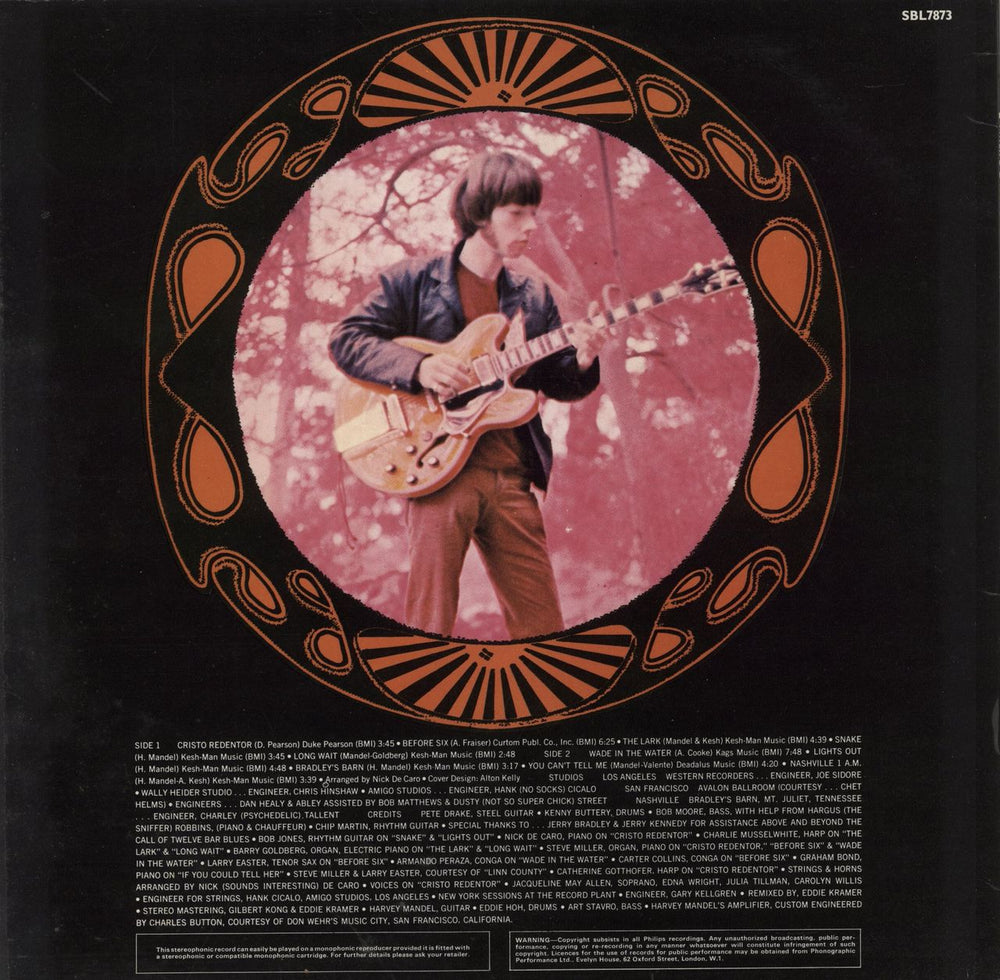 Harvey Mandel Cristo Redentor - 1st UK vinyl LP album (LP record)