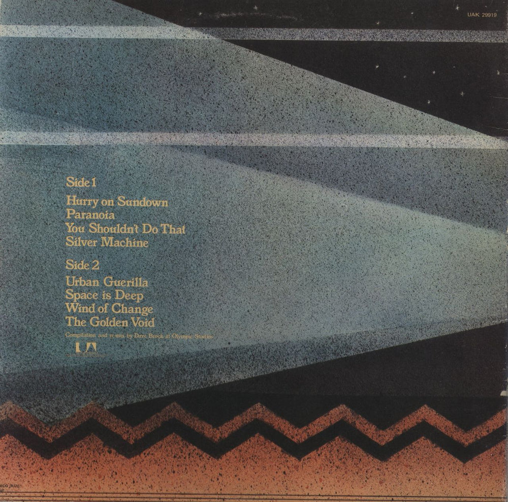 Hawkwind Roadhawks UK vinyl LP album (LP record)