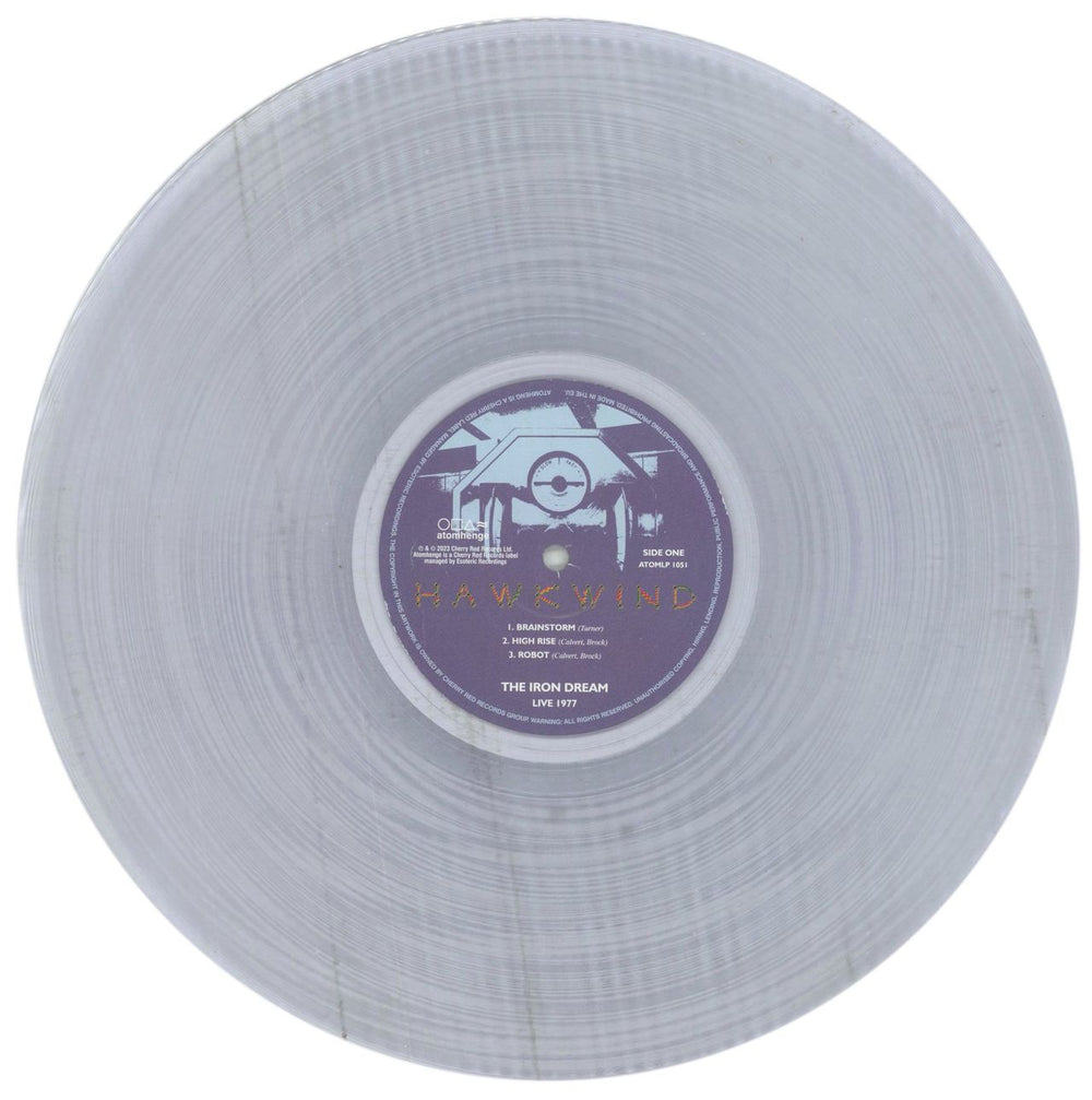 Hawkwind The Iron Dream - Live 1977 - RSD 2023 - Clear Vinyl UK vinyl LP album (LP record) HWKLPTH861696