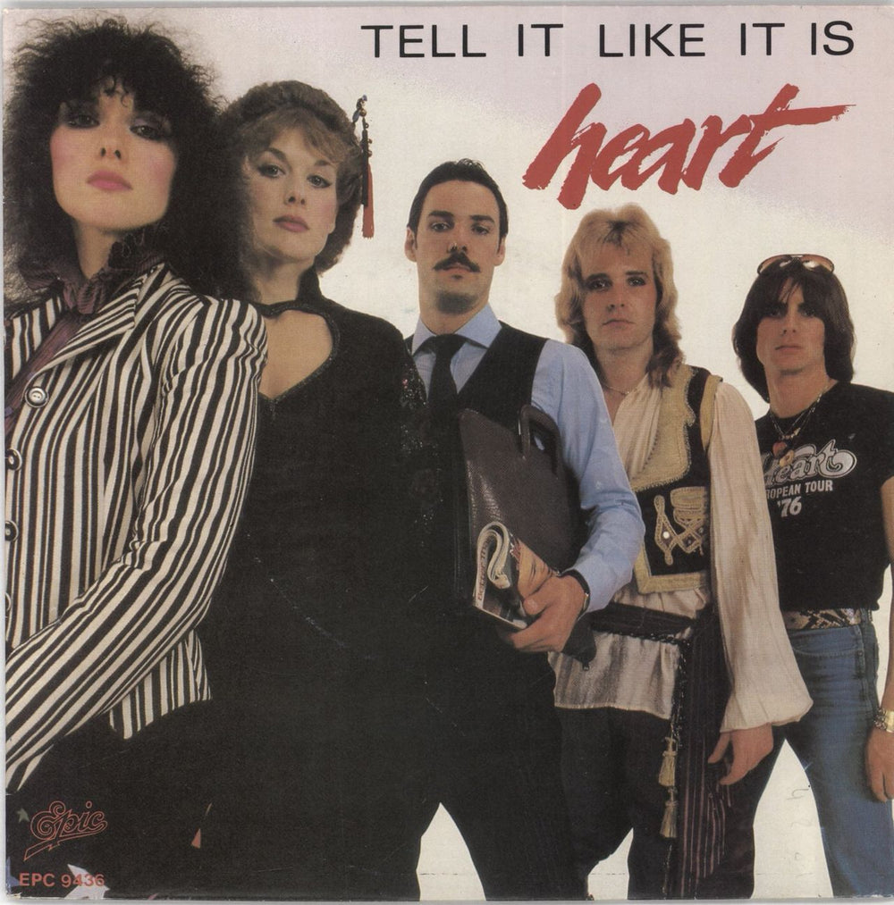 Heart Tell It Like It Is Dutch 7" vinyl single (7 inch record / 45) 9436