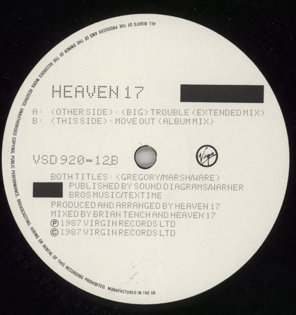 Heaven 17 Trouble - Double Pack UK 12" vinyl single (12 inch record / Maxi-single) H1712TR49129