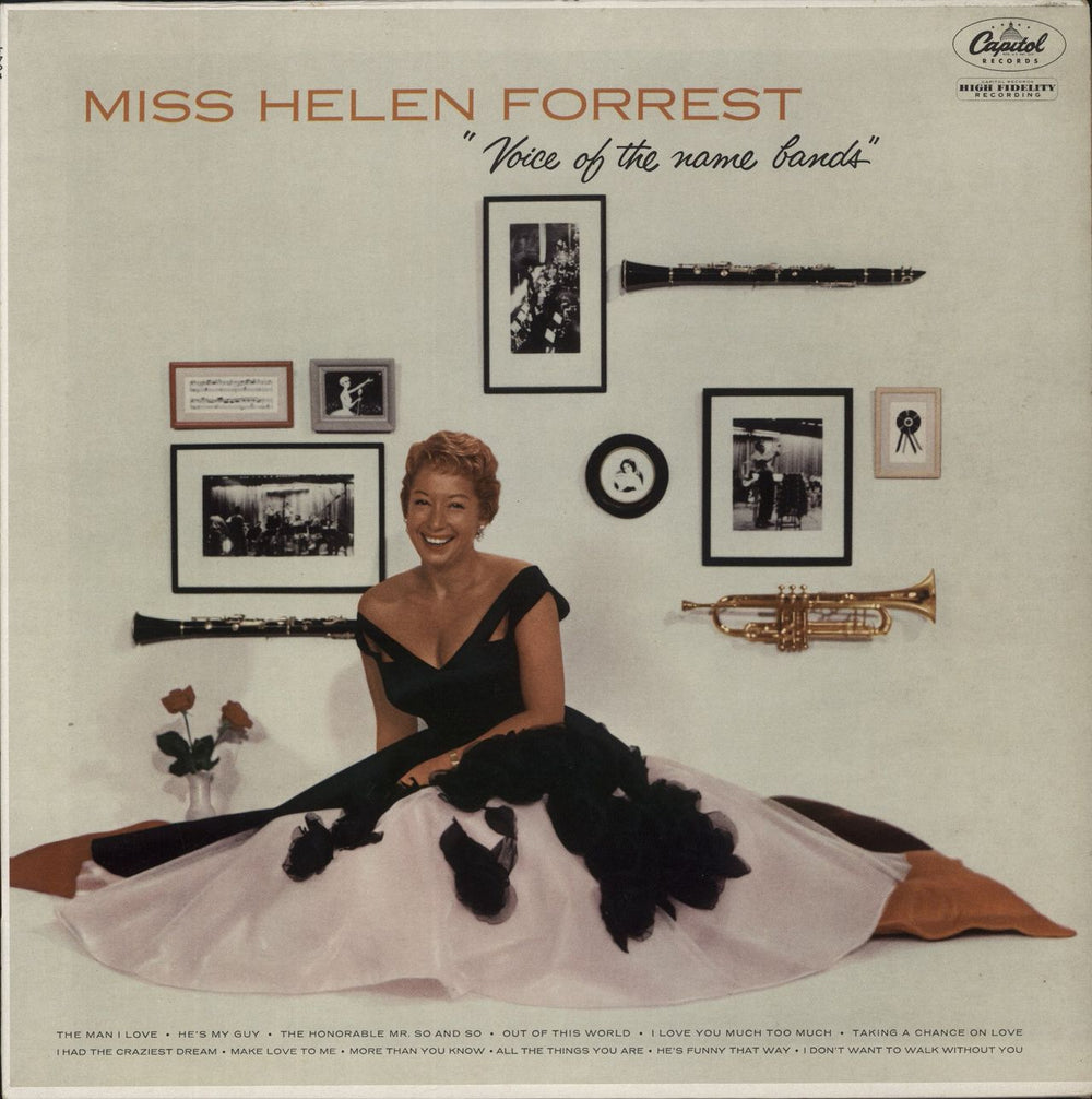Helen Forrest Voice Of The Name Bands US vinyl LP album (LP record) T-704