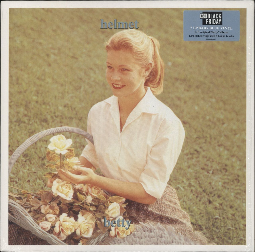 Helmet Betty - RSD 2024 - Baby Blue Vinyl + Bonus LP UK 2-LP vinyl record set (Double LP Album) 602468036647