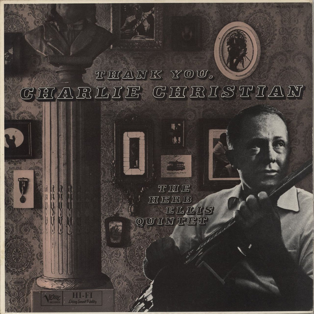 Herb Ellis Thank You, Charlie Christian Japanese vinyl LP album (LP record) MV2602
