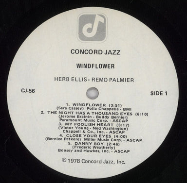 Herb Ellis Windflower US Vinyl LP — RareVinyl.com