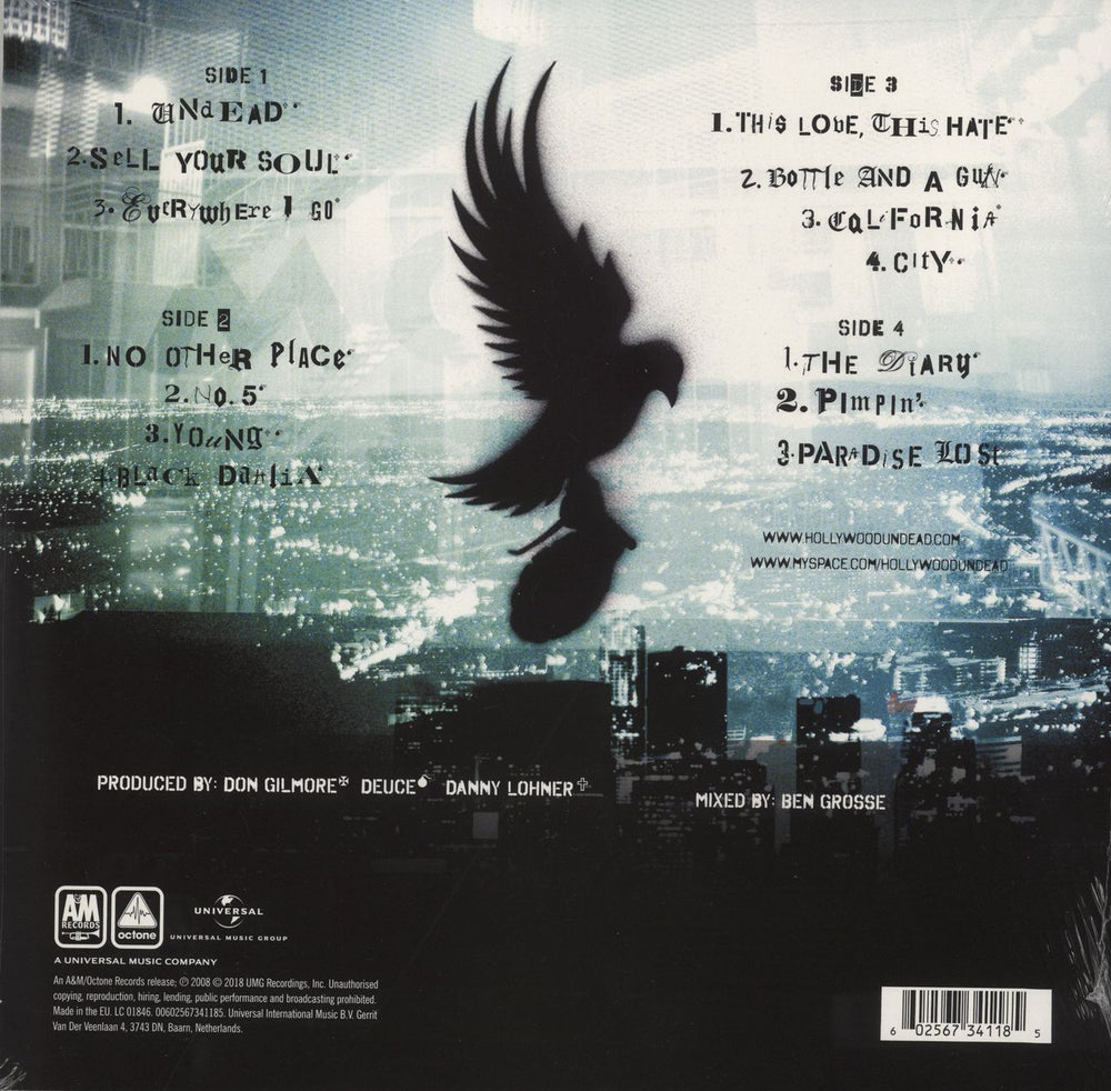 Hollywood Undead Swan Songs - 180g Vinyl - Sealed UK 2-LP