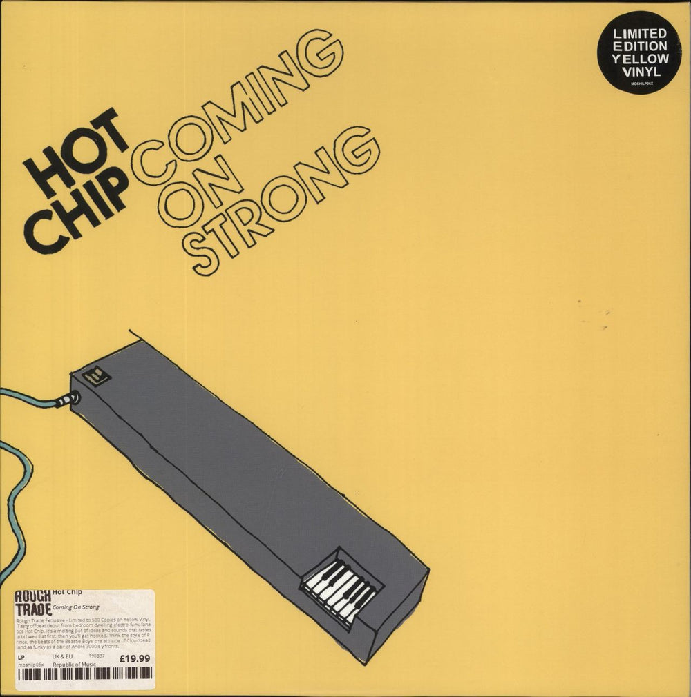 Hot Chip Coming On Strong - Yellow Vinyl UK vinyl LP album (LP record) MOSHILP06X