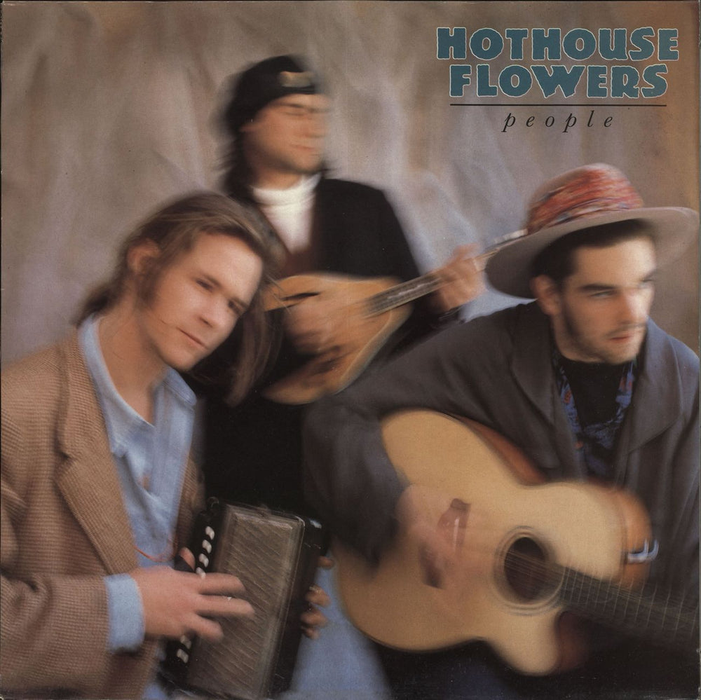 Hothouse Flowers People UK vinyl LP album (LP record) LONLP58