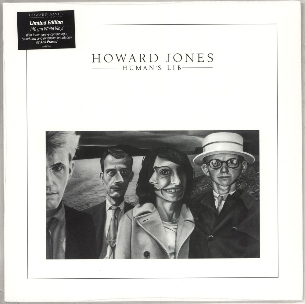 Howard Jones Human's Lib - 140gm White Vinyl - Sealed UK vinyl LP album (LP record) PBRED740