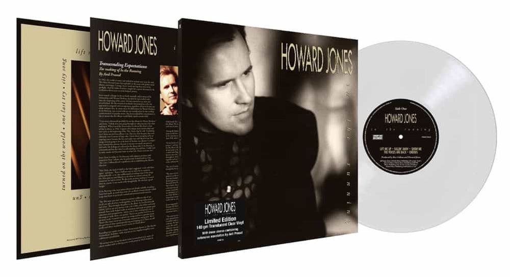 Howard Jones In The Running - Translucent Clear Vinyl - Sealed UK vinyl LP album (LP record) HOWLPIN768320
