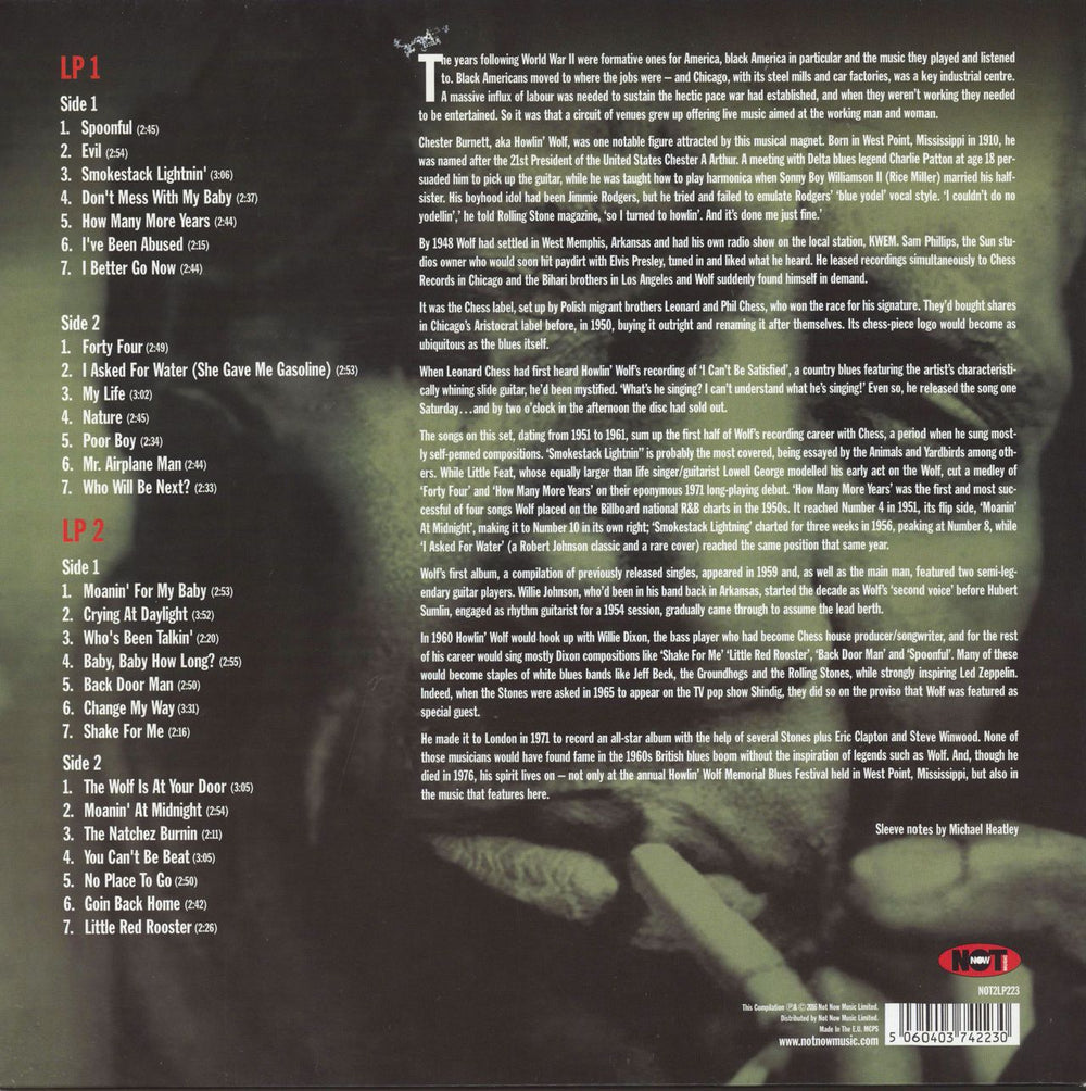 Howlin' Wolf Blues From Hell UK 2-LP vinyl record set (Double LP Album) 5060403742230