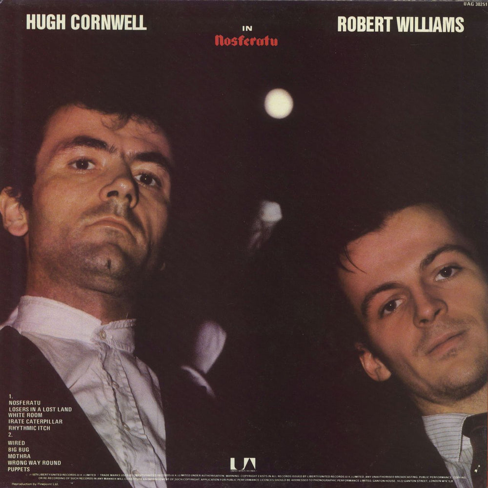 Hugh Cornwell Nosferatu UK vinyl LP album (LP record)