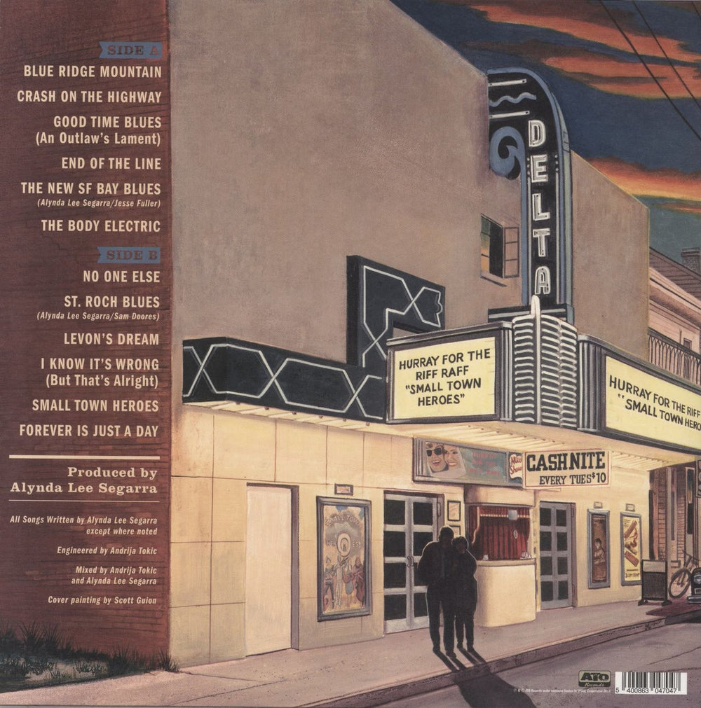 Hurray For The Riff Raff Small Town Heroes - Purple Vinyl UK vinyl LP album (LP record) 5400863047047