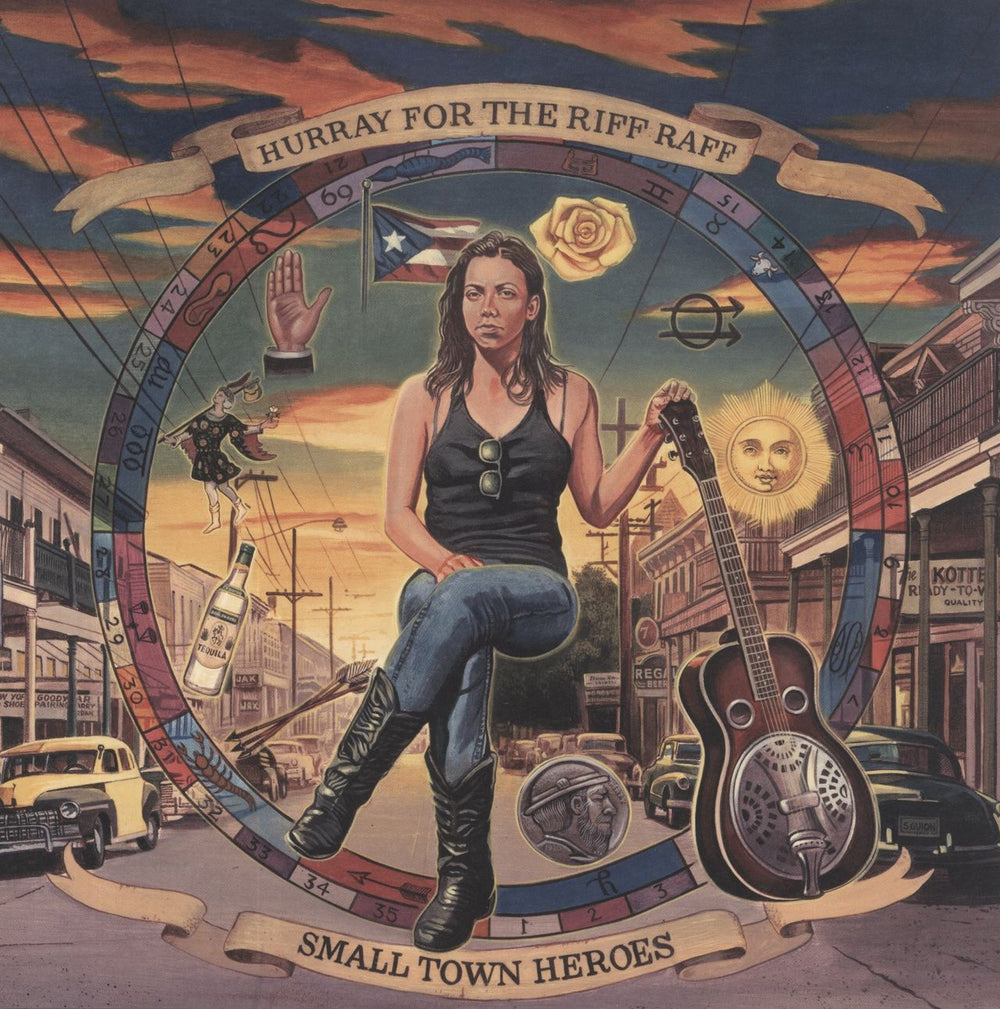 Hurray For The Riff Raff Small Town Heroes - Purple Vinyl UK vinyl LP album (LP record) ATO0212LPX