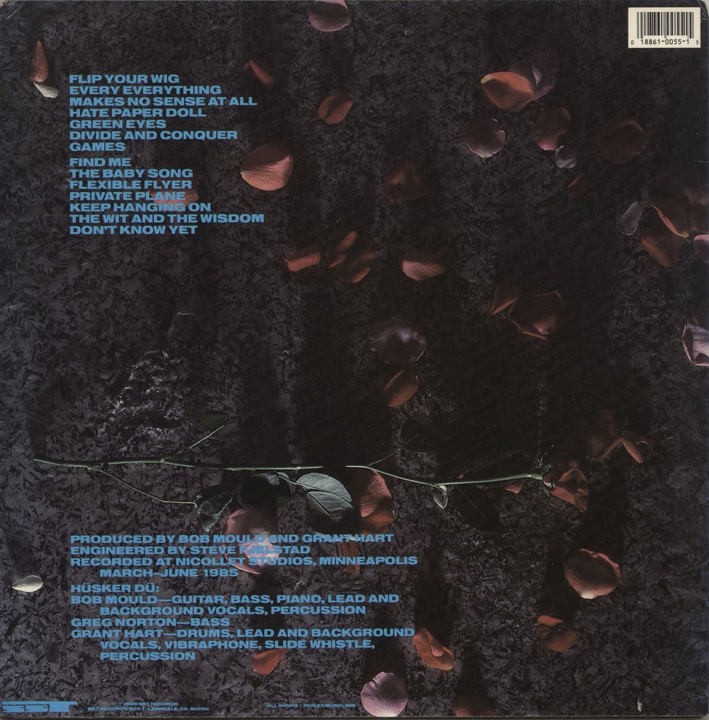 Husker Du Flip Your Wig - EX US vinyl LP album (LP record) 018861005515