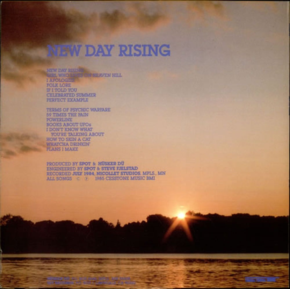 Husker Du New Day Rising - EX US vinyl LP album (LP record) HDULPNE518399