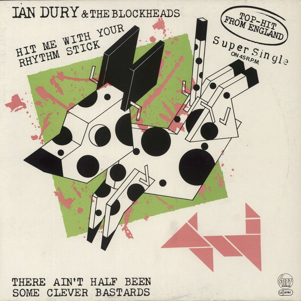 Ian Dury Hit Me With Your Rhythm Stick German 12" vinyl single (12 inch record / Maxi-single) 6.20009