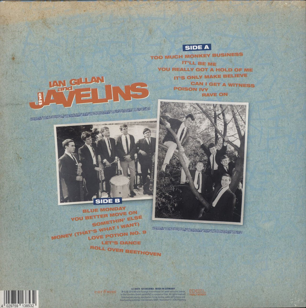 Ian Gillan Raving With Ian Gillan & The Javelins - Sealed German vinyl LP album (LP record) 4029759138532