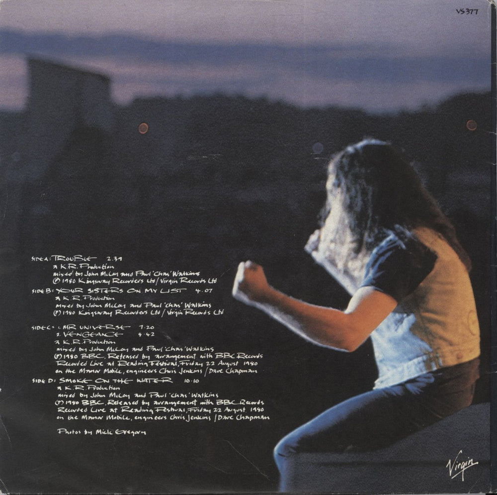 Ian Gillan Trouble - Double Pack - Hype Sticker UK 7" vinyl single (7 inch record / 45)