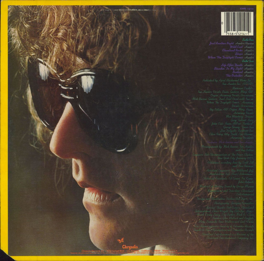 Ian Hunter You're Never Alone With A Schizophrenic US vinyl LP album (LP record)