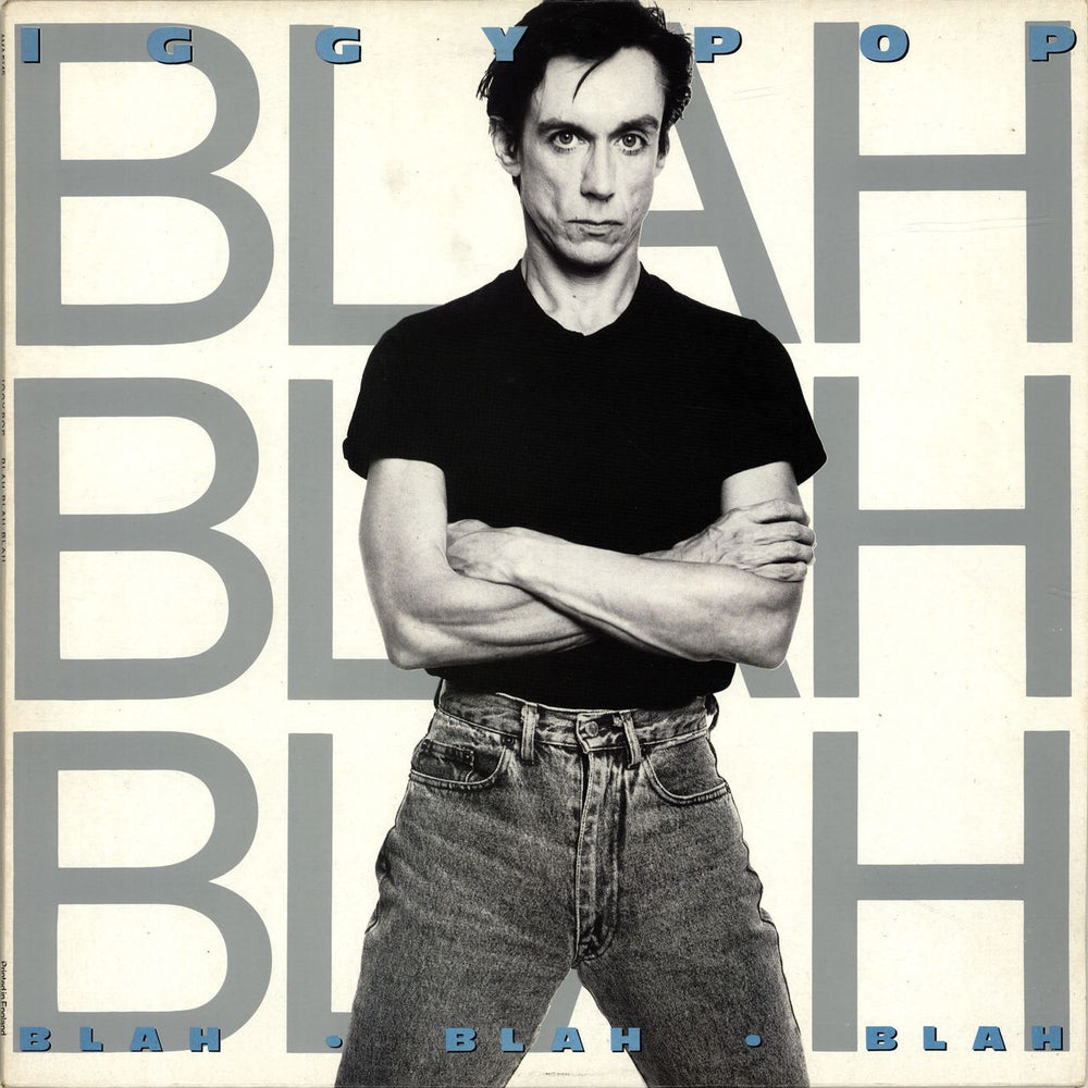 Iggy Pop Blah Blah Blah UK vinyl LP album (LP record) AMA5145