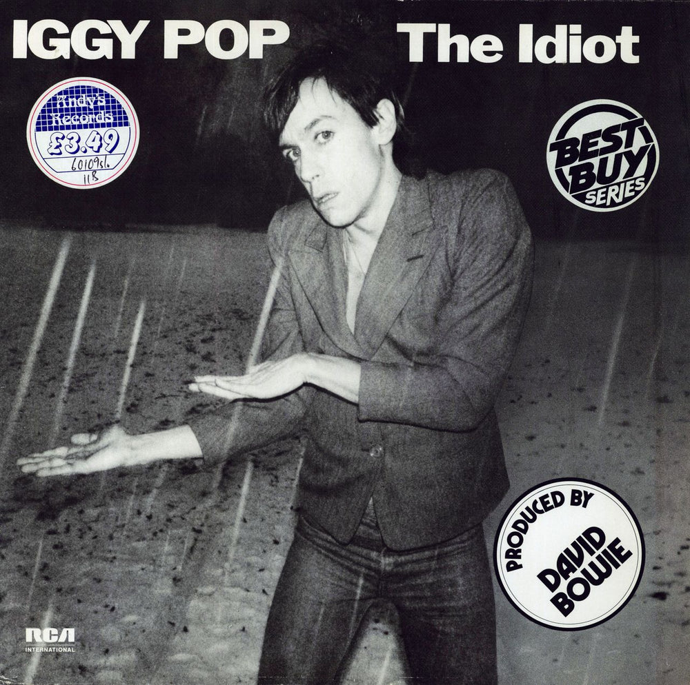 Iggy Pop The Idiot - barcode sleeve - EX German vinyl LP album (LP record) NL82275