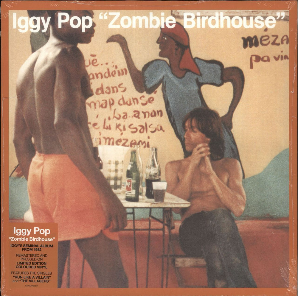 Iggy Pop Zombie Birdhouse - Orange Vinyl - Sealed UK vinyl LP album (LP record) CAROLPRO81X