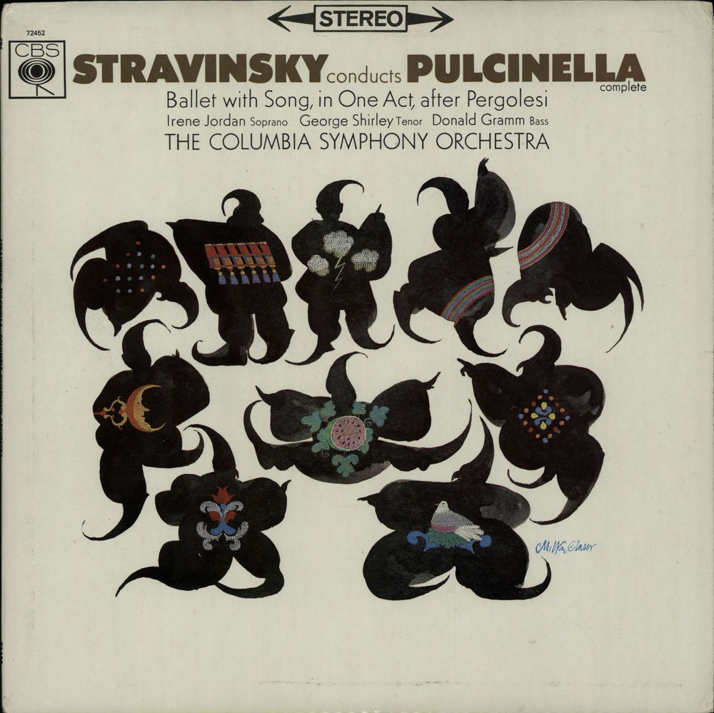 Igor Stravinsky Stravinsky Conducts Pulcinella UK vinyl LP album (LP record) SBRG72452