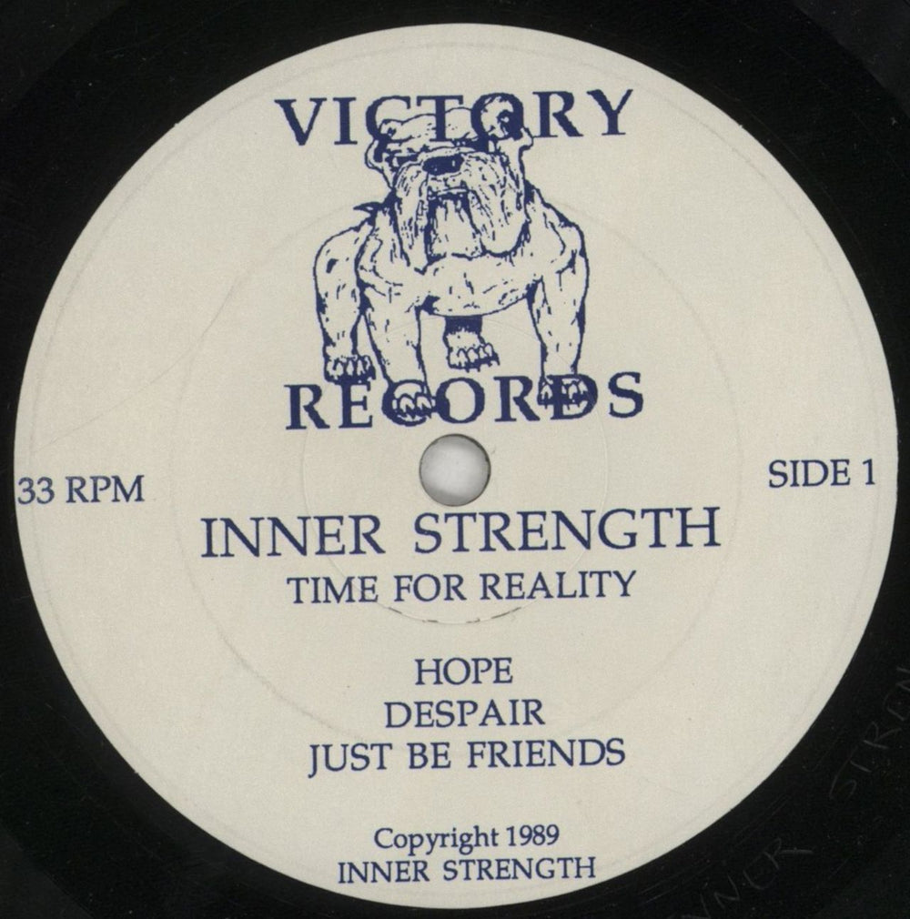 Inner Strength  Time For Reality US 7" vinyl single (7 inch record / 45) 8R907TI853145