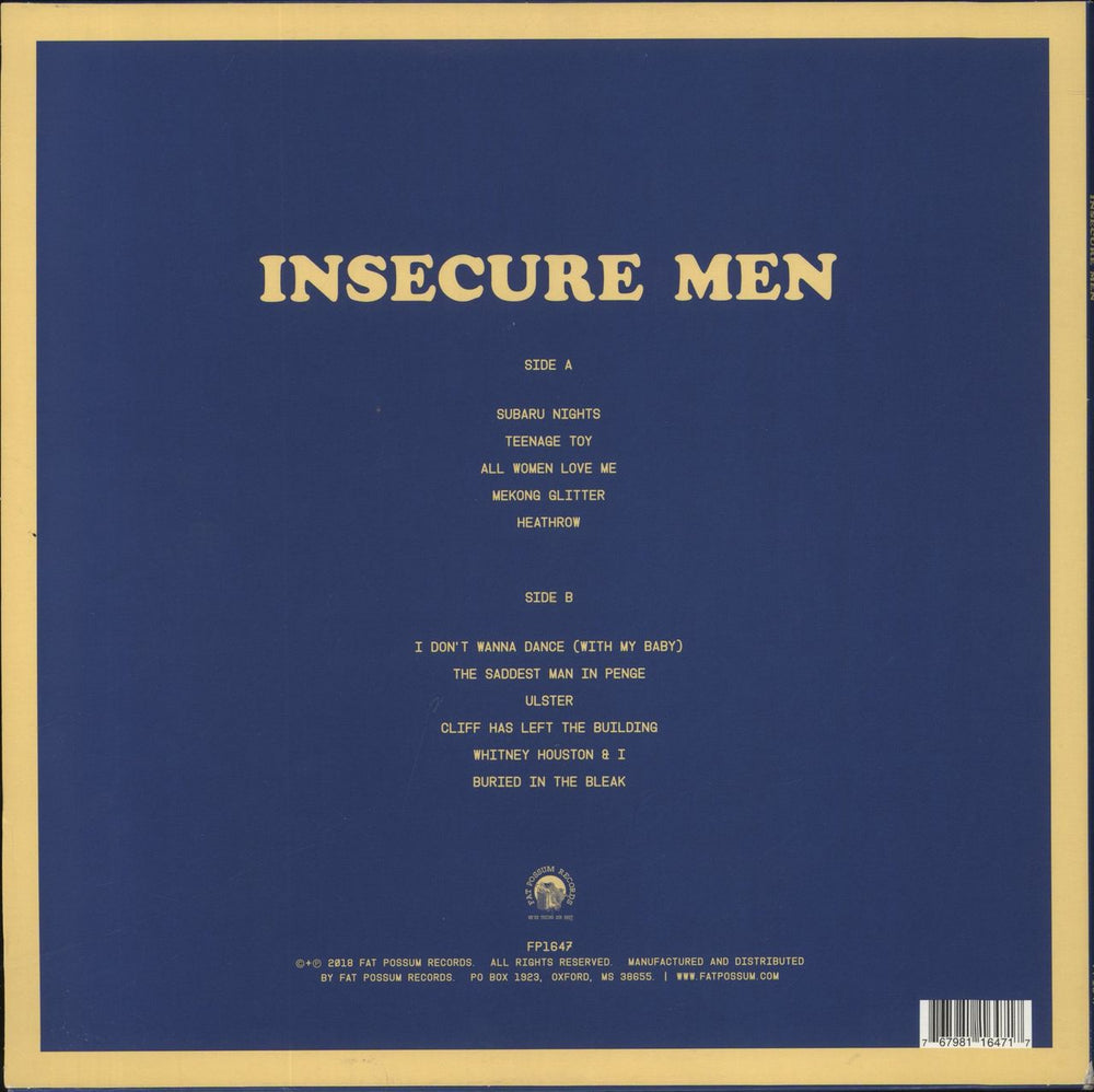 Insecure Men Insecure Men - Cherry Cola Red Vinyl UK vinyl LP album (LP record) 767981164717