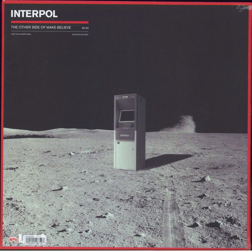 Interpol The Other Side of Make Believe - Red Vinyl UK vinyl LP album (LP record) 191401187503