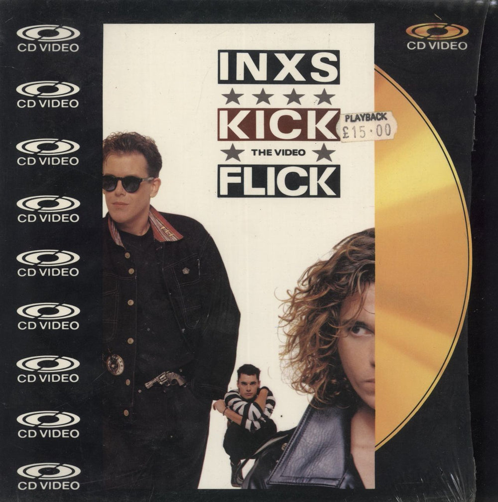 Inxs Kick The Video Flick - 8" CD Video UK laserdisc / lazerdisc 0804349