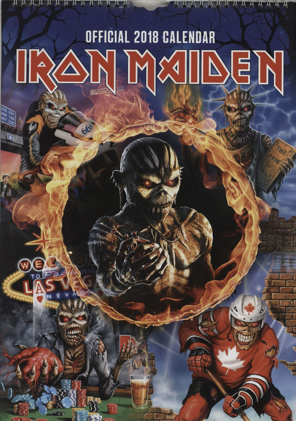 Iron Maiden Calendar 2018 - Danilo UK calendar OFFICIAL CALENDAR