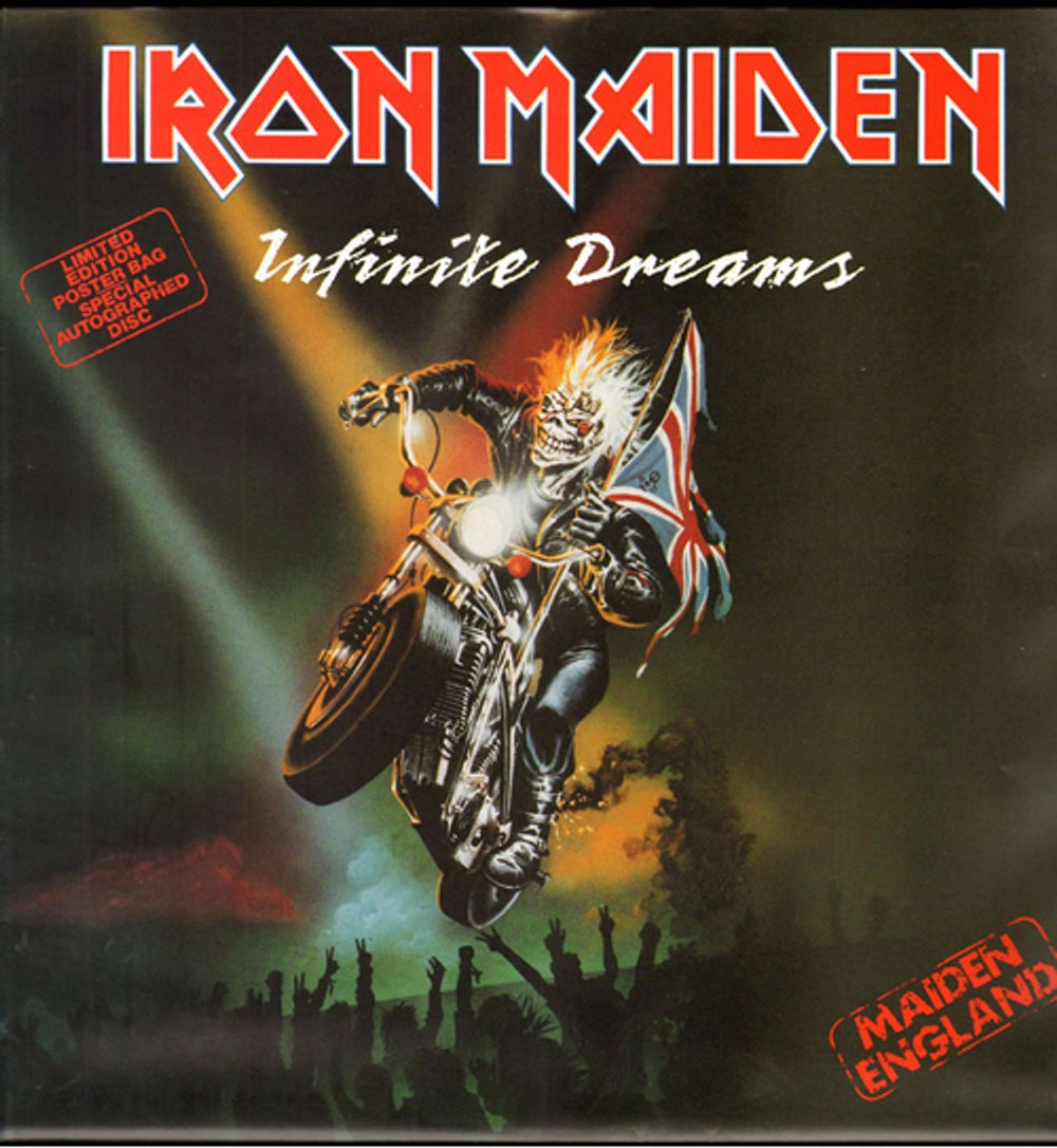 Iron Maiden Infinite Dreams - EX UK 12" vinyl single (12 inch record / Maxi-single) 12EMP117