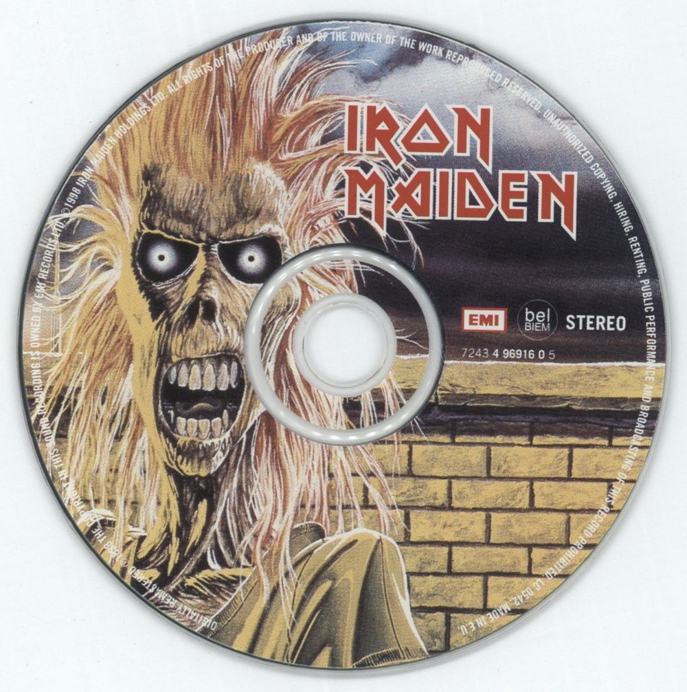 Iron Maiden Iron Maiden UK CD album — RareVinyl.com