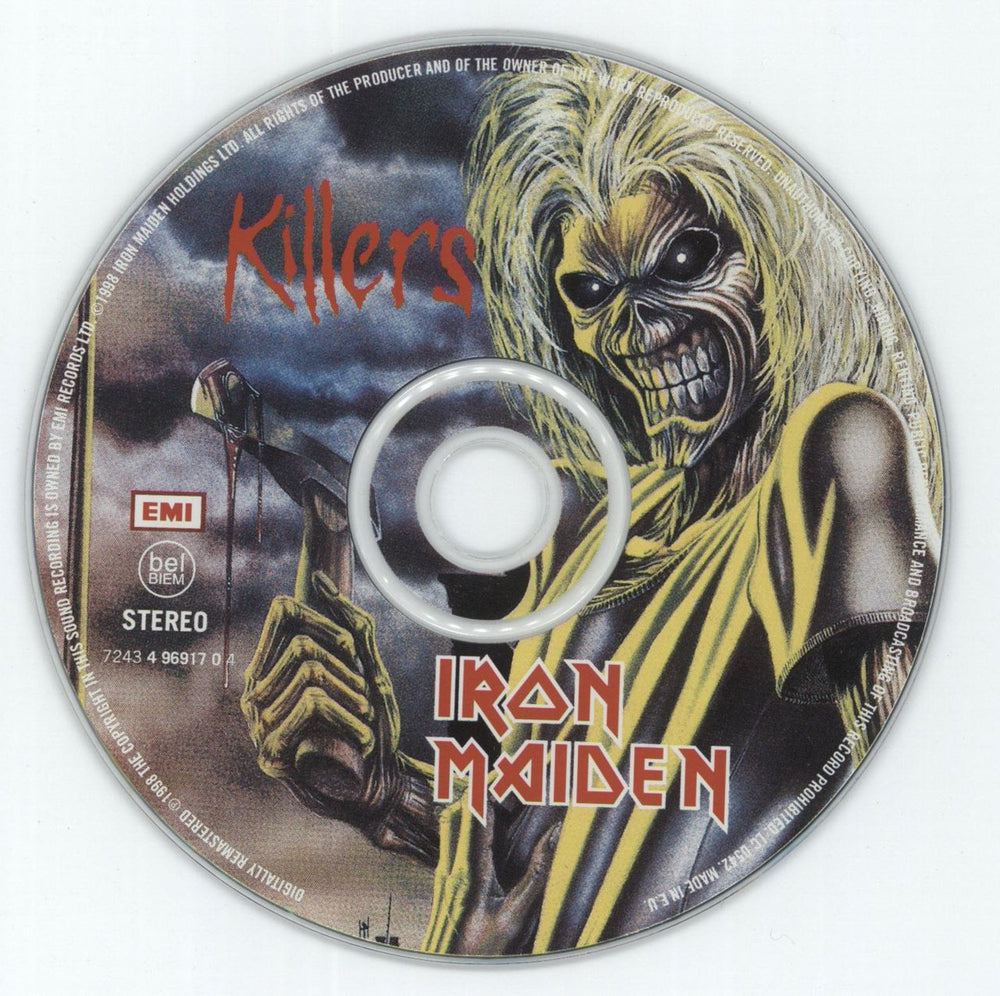 Iron Maiden Killers UK CD album (CDLP) IROCDKI595801