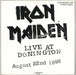 Iron Maiden Live At Donington UK 3-LP vinyl record set (Triple LP Album) DON1