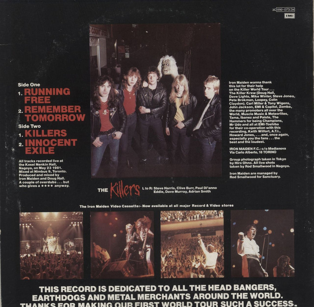 Iron Maiden Maiden Japan Italian 12" vinyl single (12 inch record / Maxi-single)