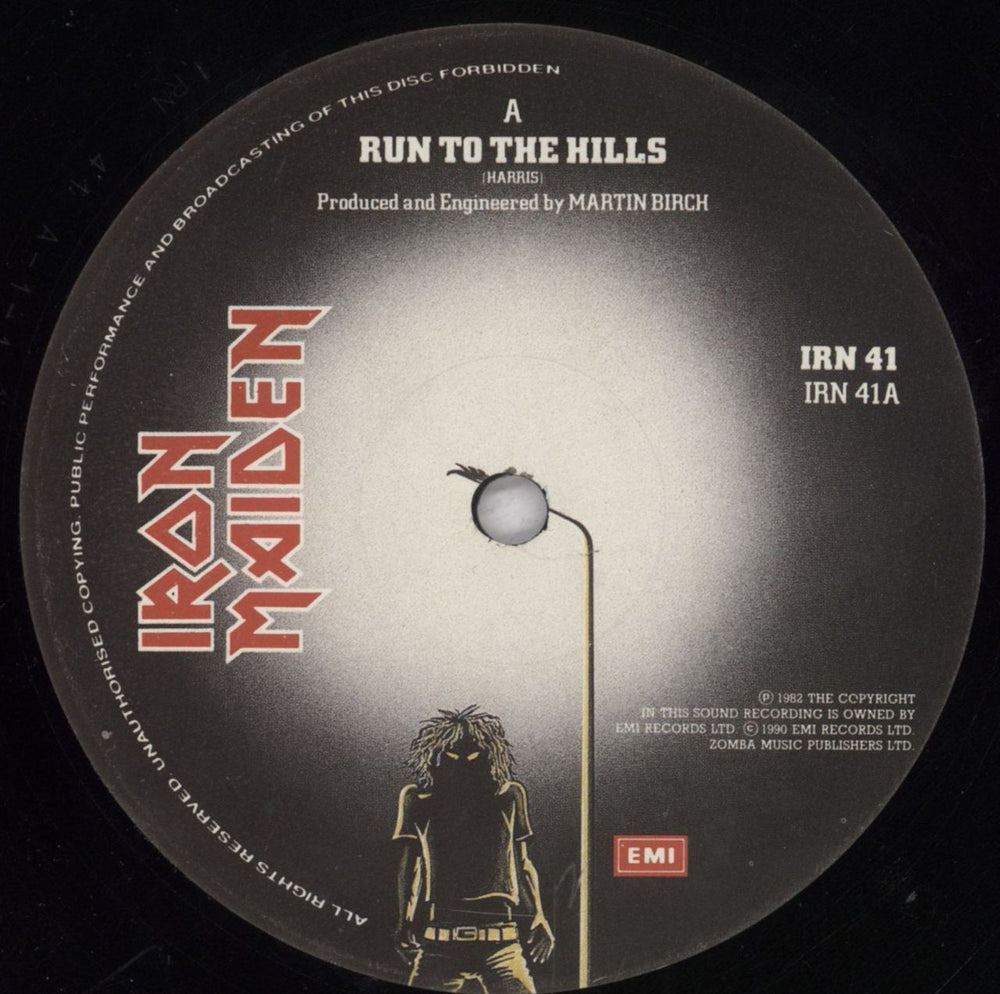 Iron Maiden Run To The Hills / The Number Of The Beast - VG UK 12" vinyl single (12 inch record / Maxi-single) IRO12RU833516