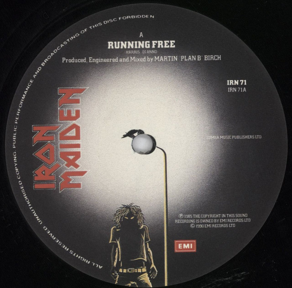 Iron Maiden Running Free / Run To The Hills UK 12" vinyl single (12 inch record / Maxi-single) IRO12RU819961