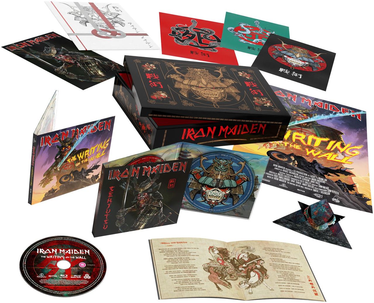 Iron Maiden Senjutsu exclusive purchases 3-LP RED VINYL