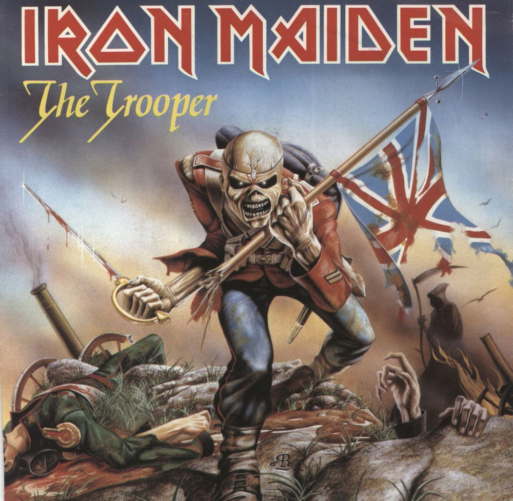 Iron Maiden The Trooper - Paper Picture Sleeve UK 7" vinyl single (7 inch record / 45) EMI5397