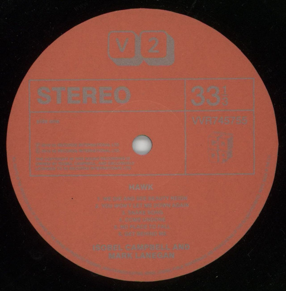 Isobel Campbell Hawk UK 2-LP vinyl record set (Double LP Album) IA-2LHA527403