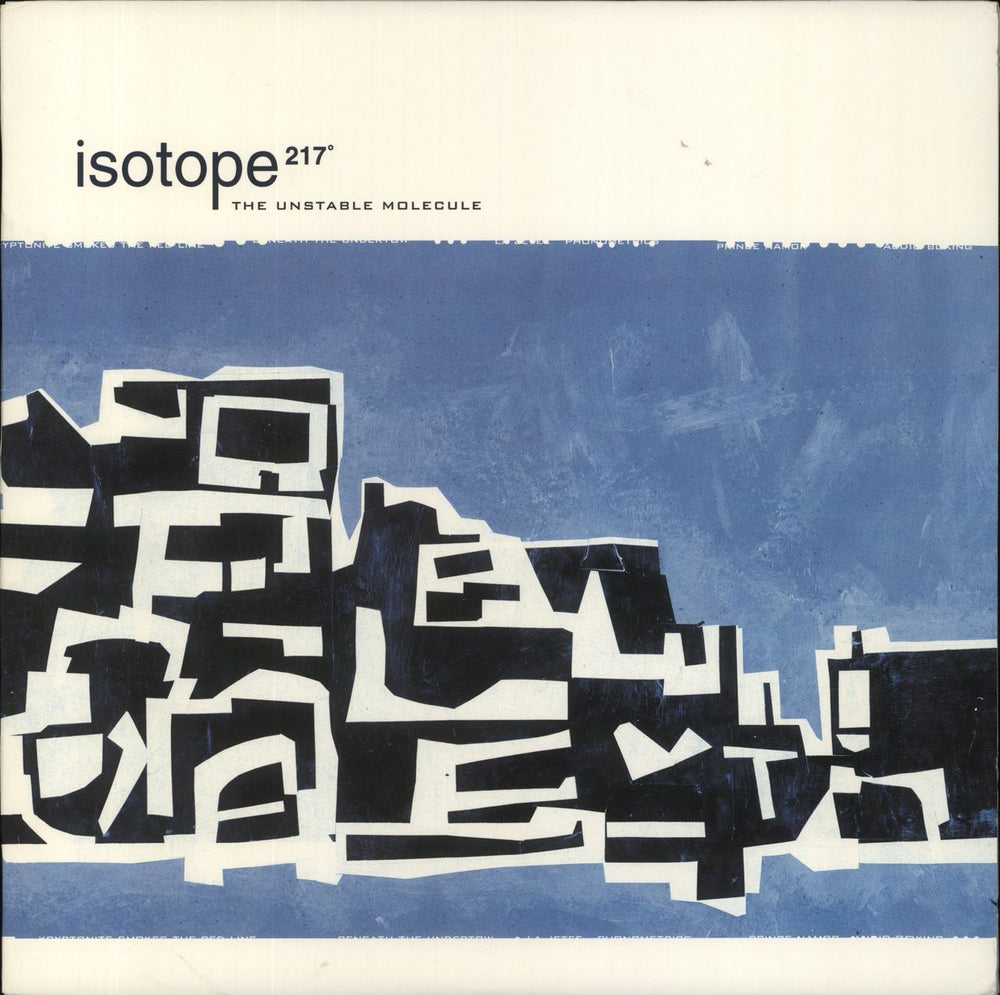 Isotope 217 The Unstable Molecule US vinyl LP album (LP record) THRILL 049