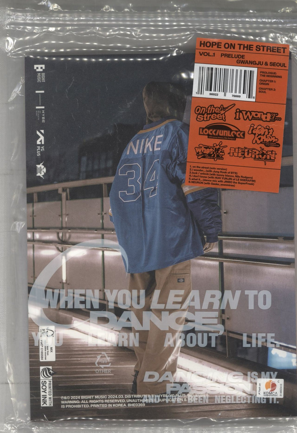 J-Hope Hope On The Street Vol. 1 - Gwangju & Seoul/Prelude Version - Sealed UK magazine BHE0369