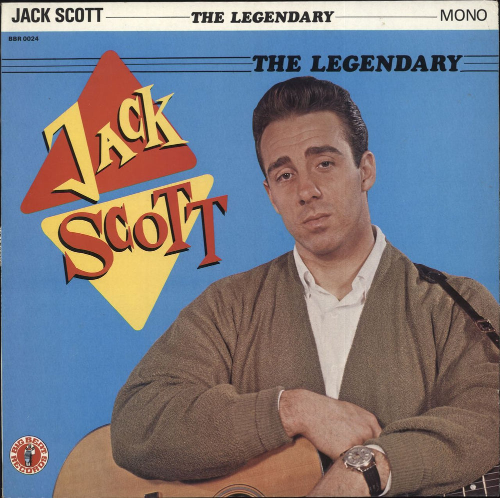 Jack Scott The Legendary Jack Scott French 10" vinyl single (10 inch record) BBR0024