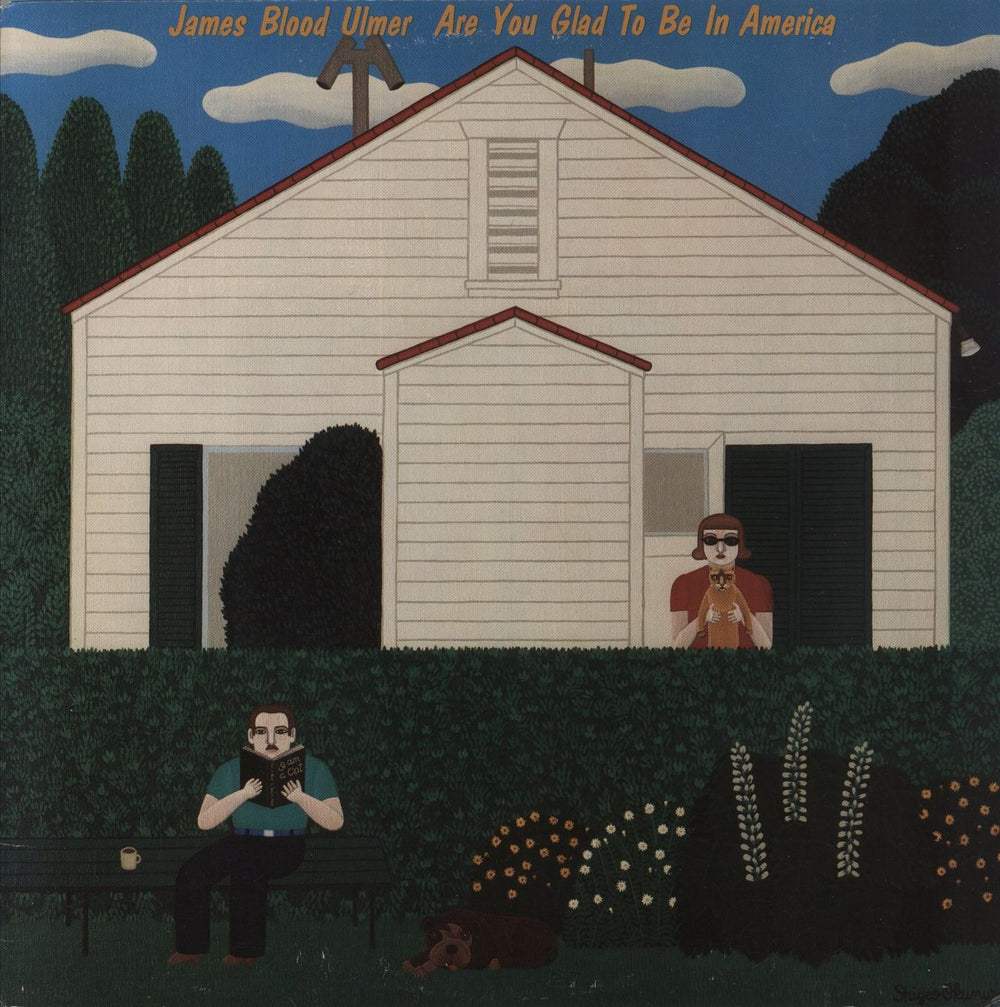 James Blood Ulmer Are You Glad To Be In America? US vinyl LP album (LP record) AH13