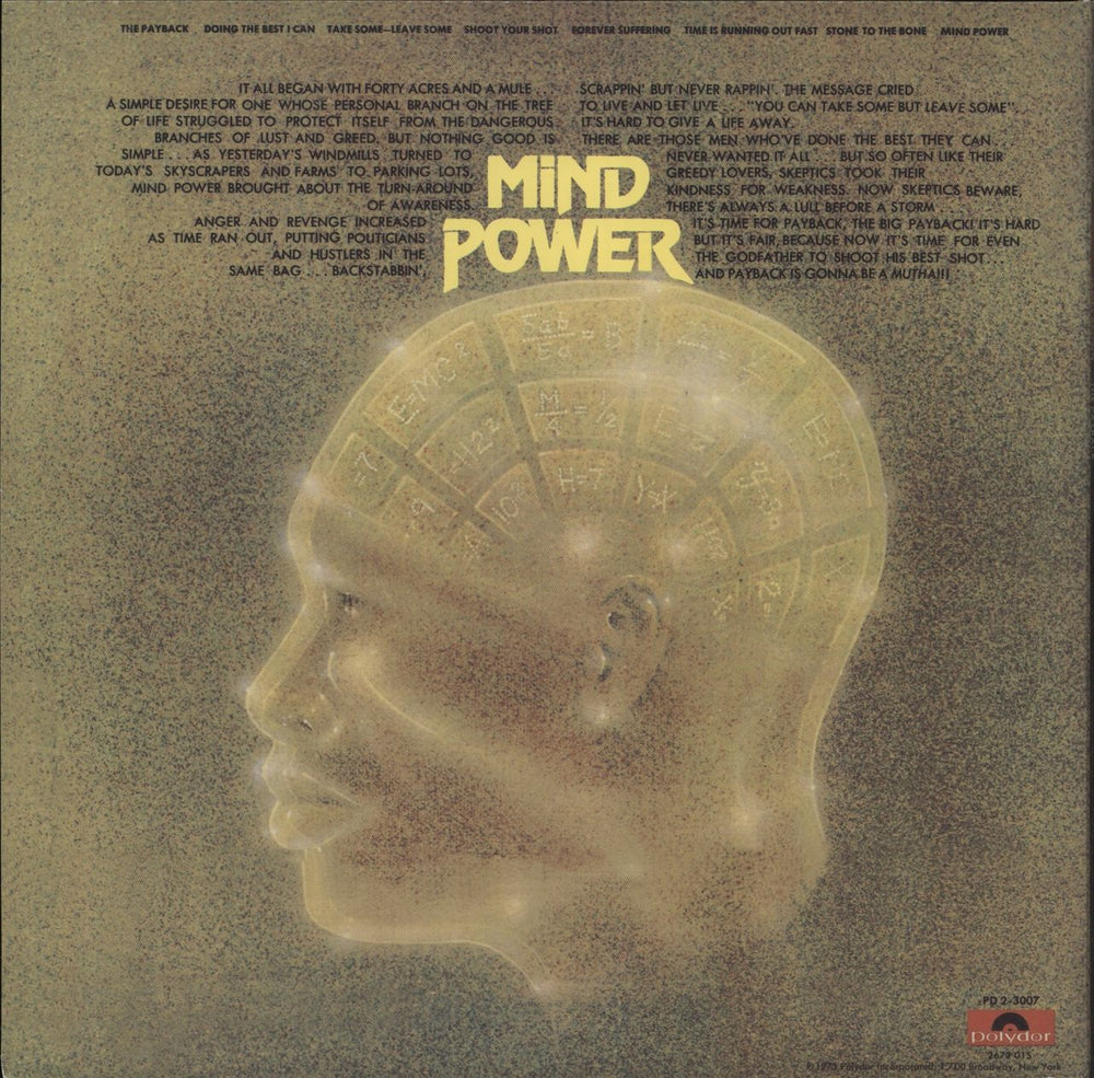 James Brown The Payback US 2-LP vinyl record set (Double LP Album)