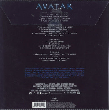 James Horner Avatar - 180gm - Blue Marbled Vinyl UK 2-LP vinyl record set (Double LP Album) 8719262002197
