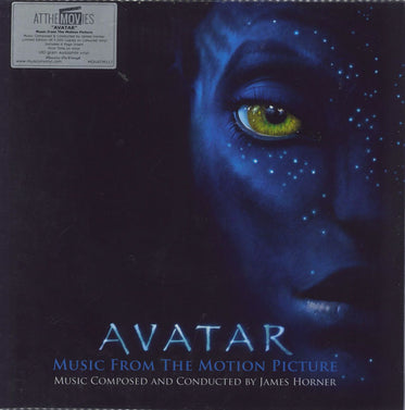 James Horner Avatar - 180gm - Blue Marbled Vinyl UK 2-LP vinyl record set (Double LP Album) MOVATM117